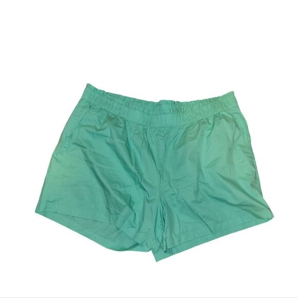 NWT OLD Navy  High-Waisted Poplin Pull-On Shorts 5-inch inseam Subtle Green 2X - Picture 4 of 6